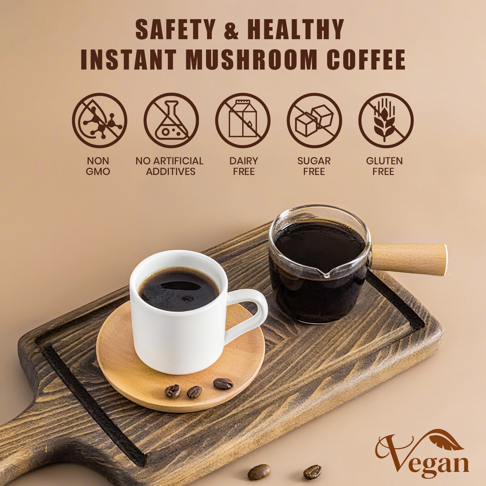 MYKORA Mushroom Coffee Blend nutritional information