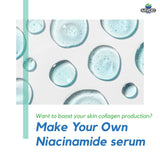 MYOC Niacinamide Powder 111g in a clear container
