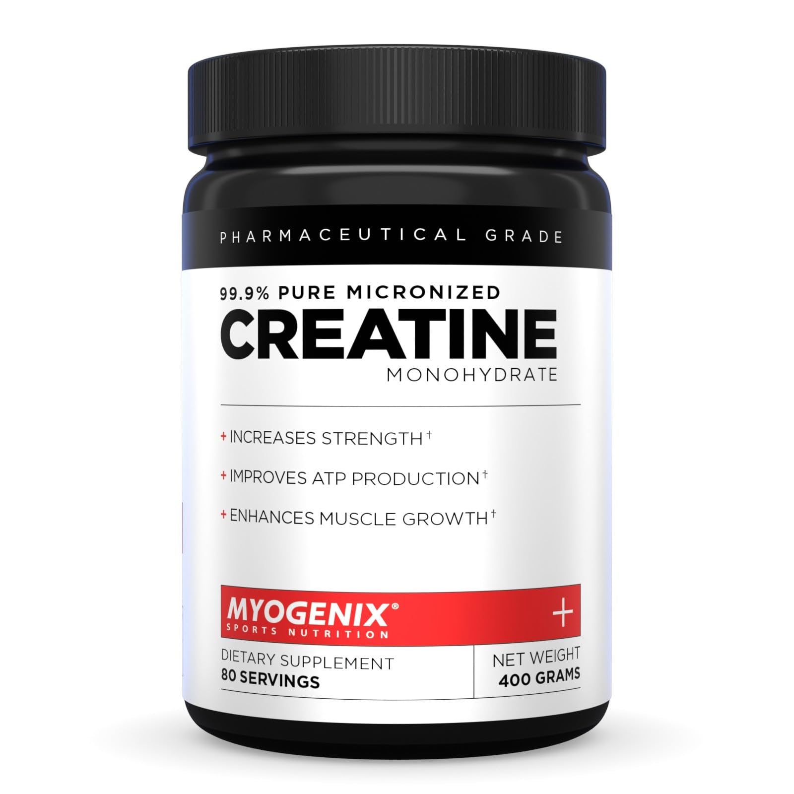 Myogenix Creatine Monohydrate 400g front view