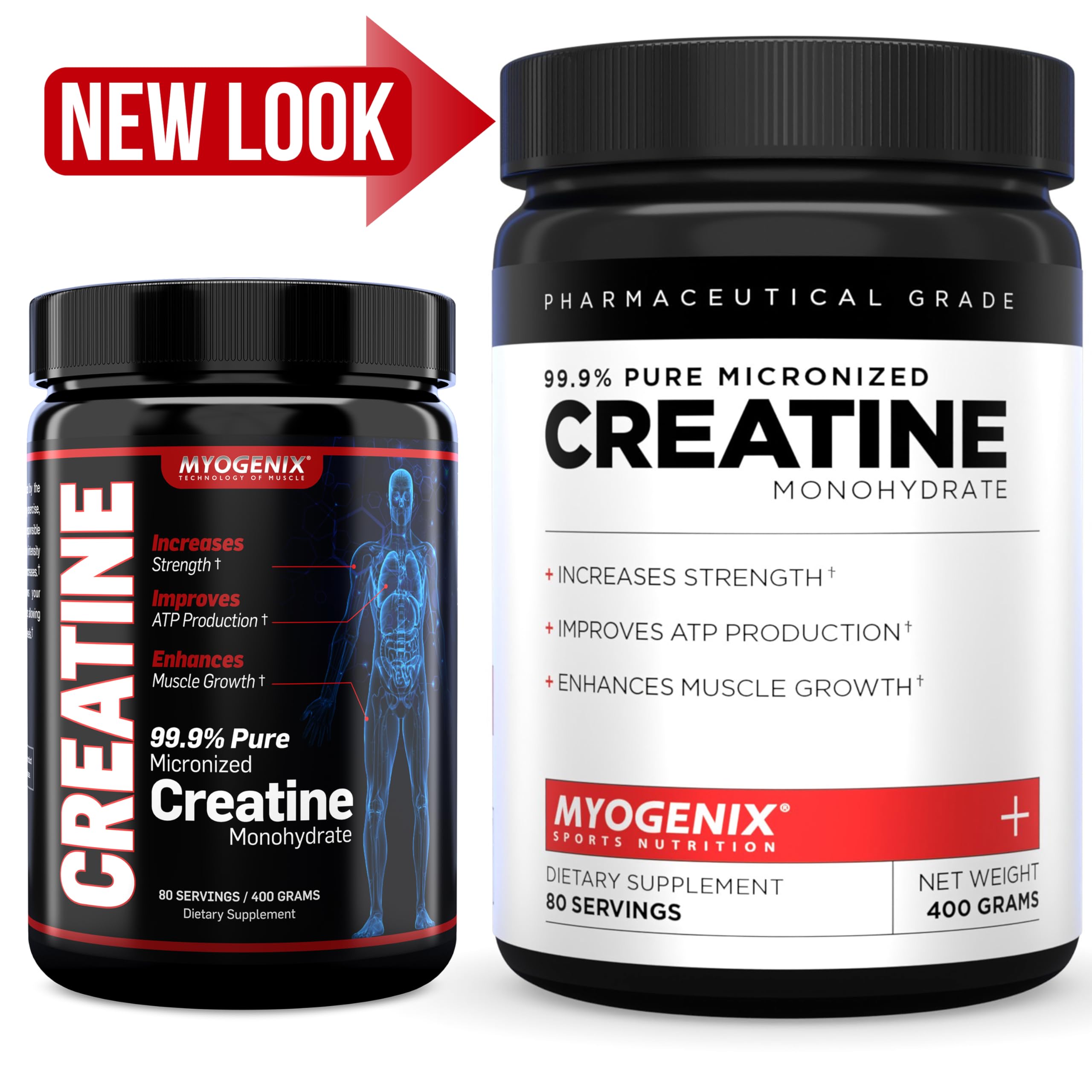 Myogenix Creatine Monohydrate 400g packaging