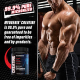 Myogenix Creatine Monohydrate 400g side view