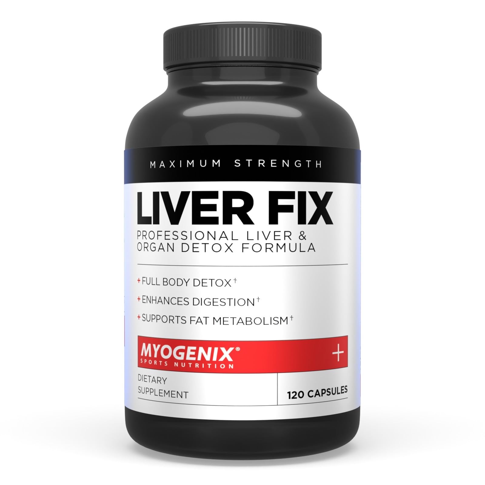Myogenix Liver Fix Capsules front view with packaging