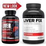 Myogenix Liver Fix Capsules side view showing capsule