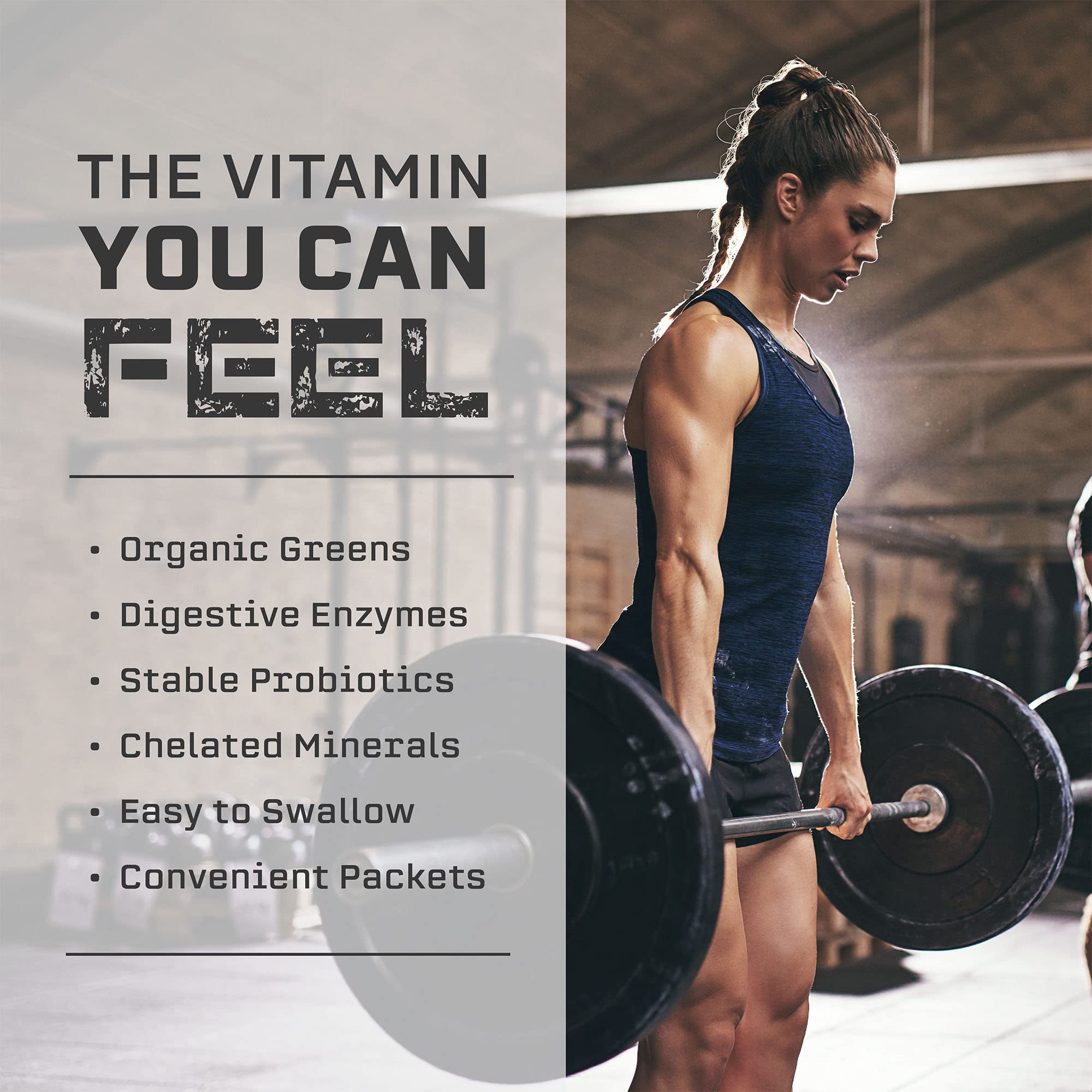 Myogenix Myovite All-in-One Multivitamin Packets nutritional information