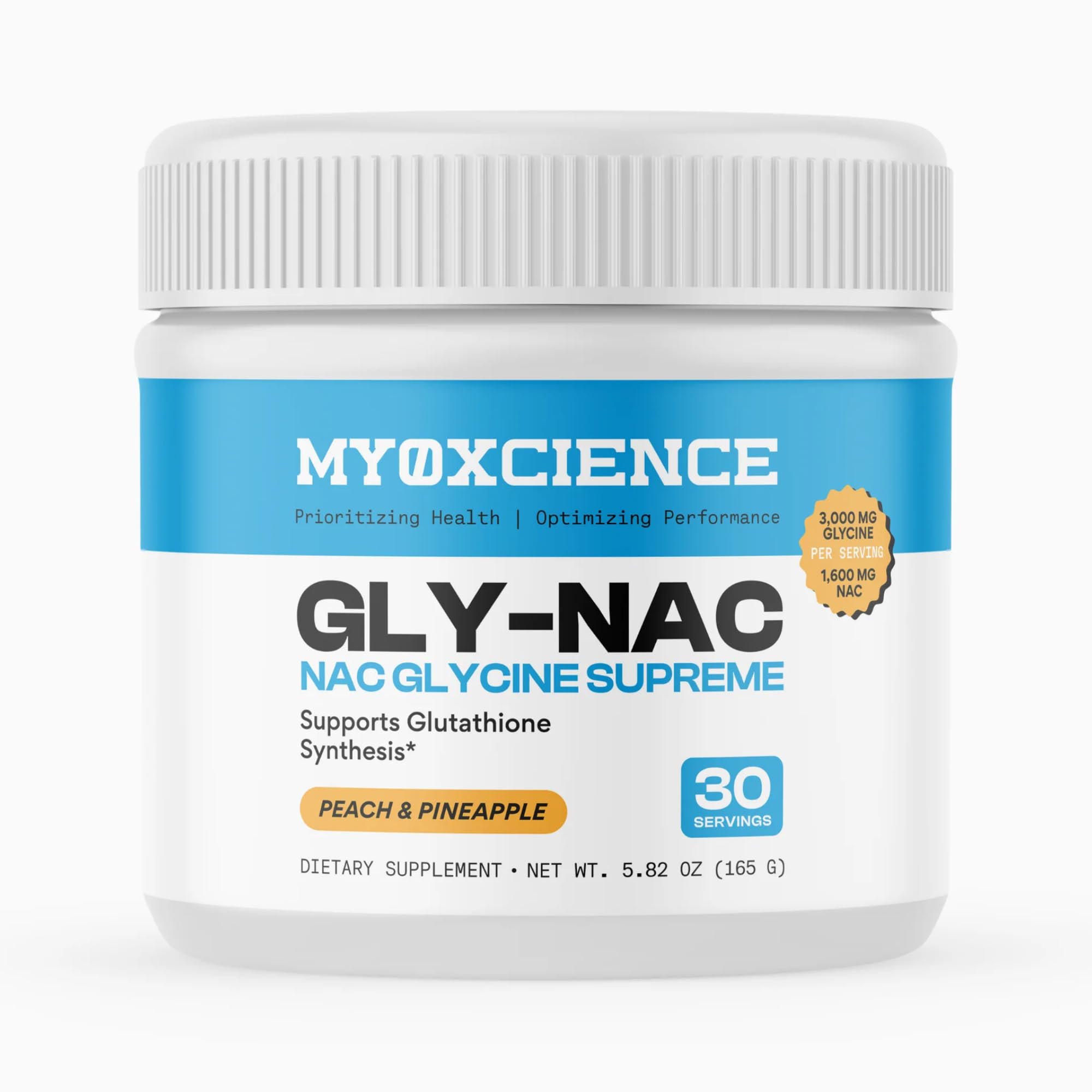 MYOXCIENCE Antioxidant Support Powder front view with packaging