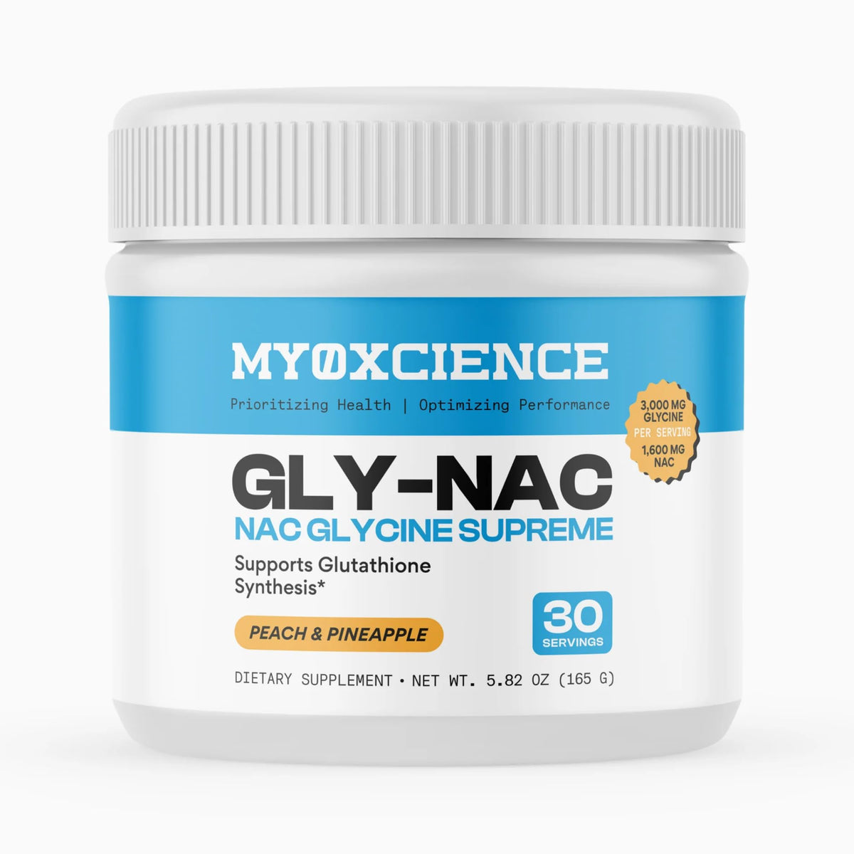 MYOXCIENCE Antioxidant Support Powder front view with packaging