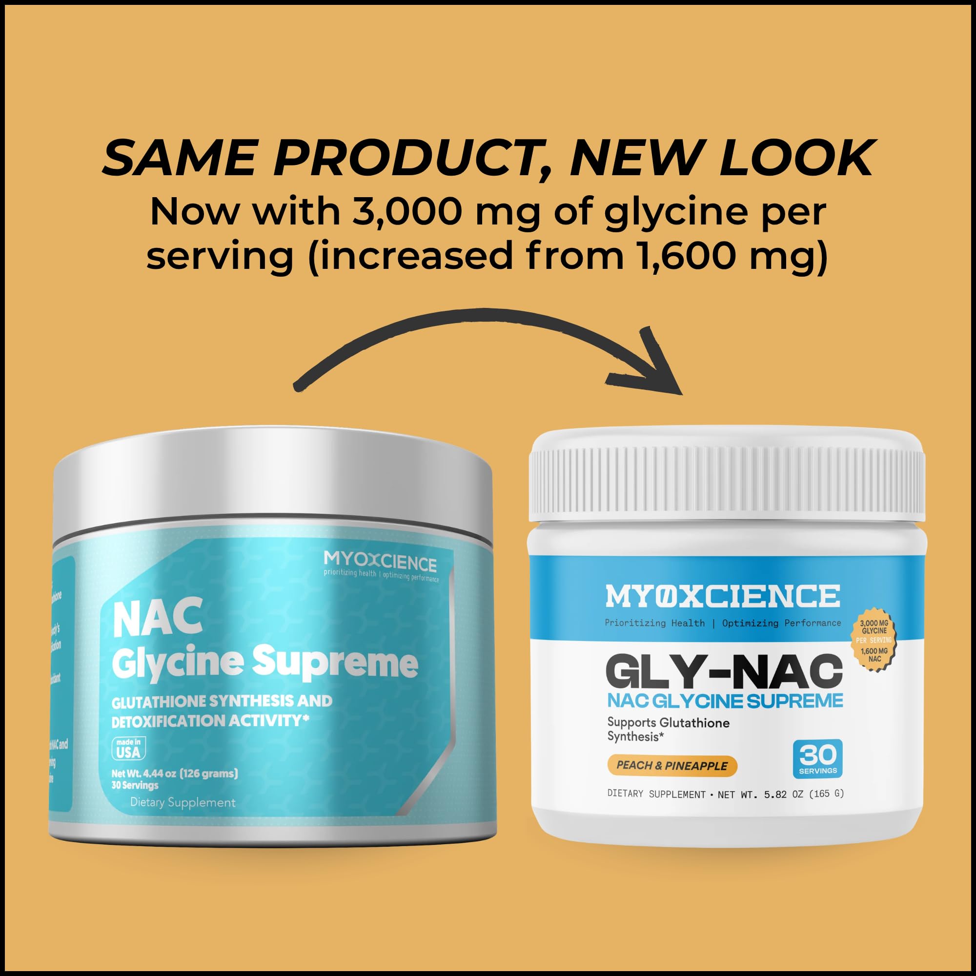 MYOXCIENCE Antioxidant Support Powder nutritional information