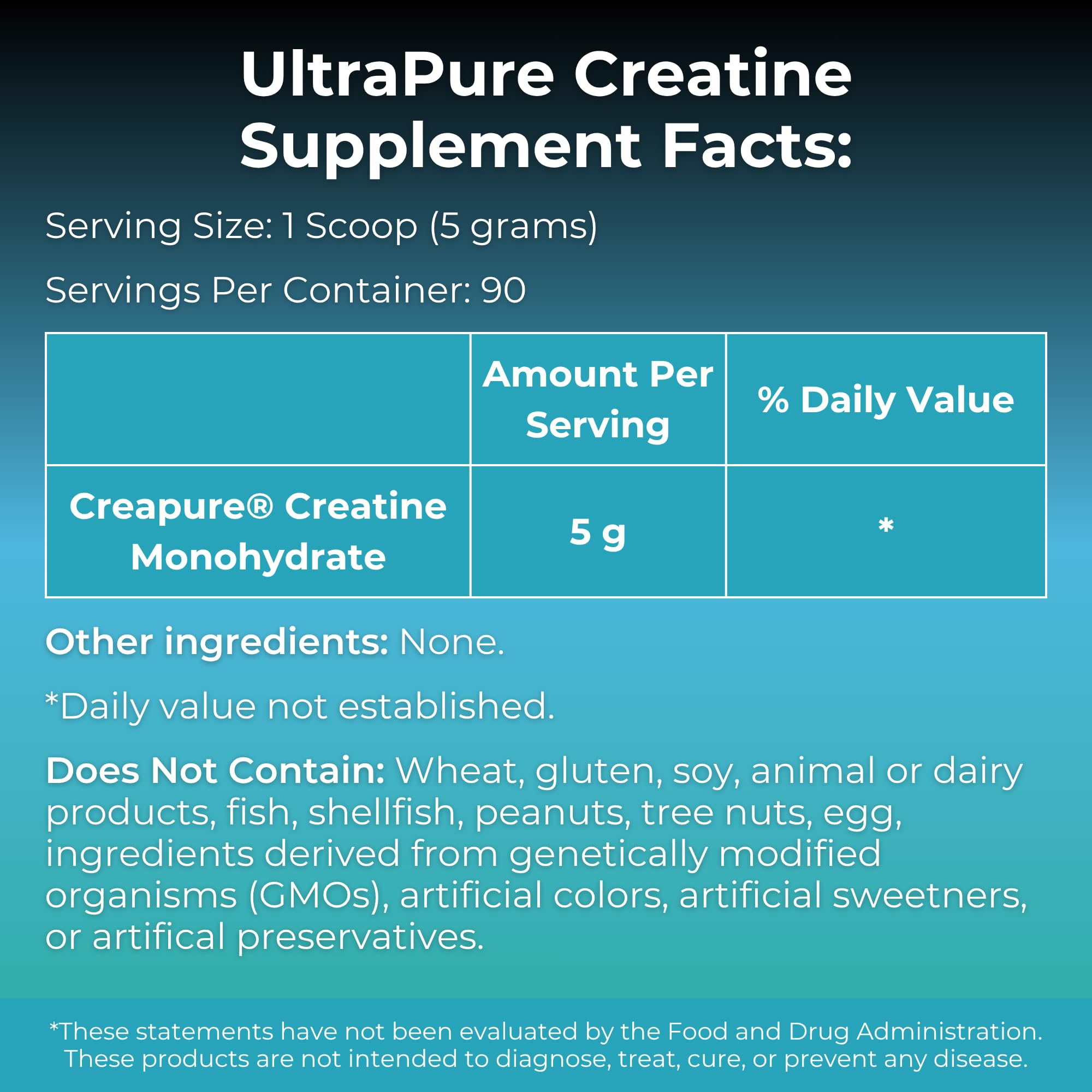 MYOXCIENCE Creatine Powder 350g unflavoured powder scoop