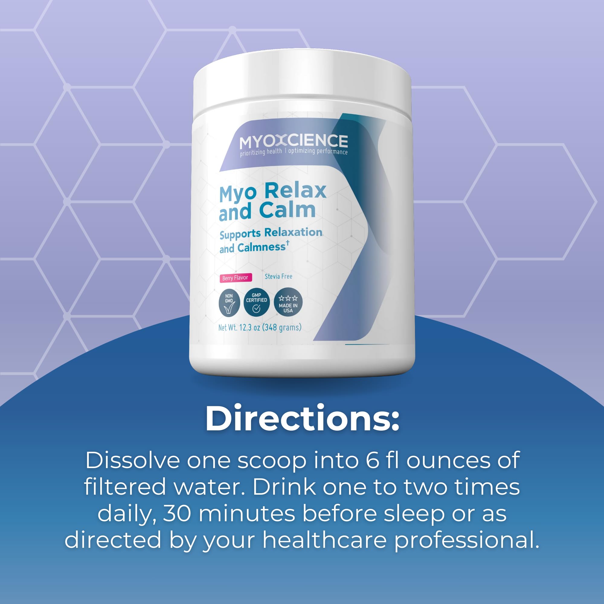 MYOXCIENCE Magnesium Supplement 402g lifestyle scene