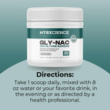 MYOXCIENCE N-Acetyl-L-Cysteine and Glycine 210g lifestyle shot