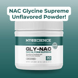 MYOXCIENCE N-Acetyl-L-Cysteine and Glycine 210g nutritional information