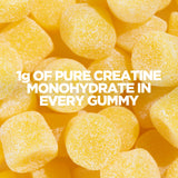 Myprotein Creatine Gummies Lemon flavour close-up
