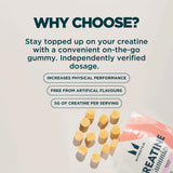 Myprotein Creatine Gummies Lemon flavour close-up