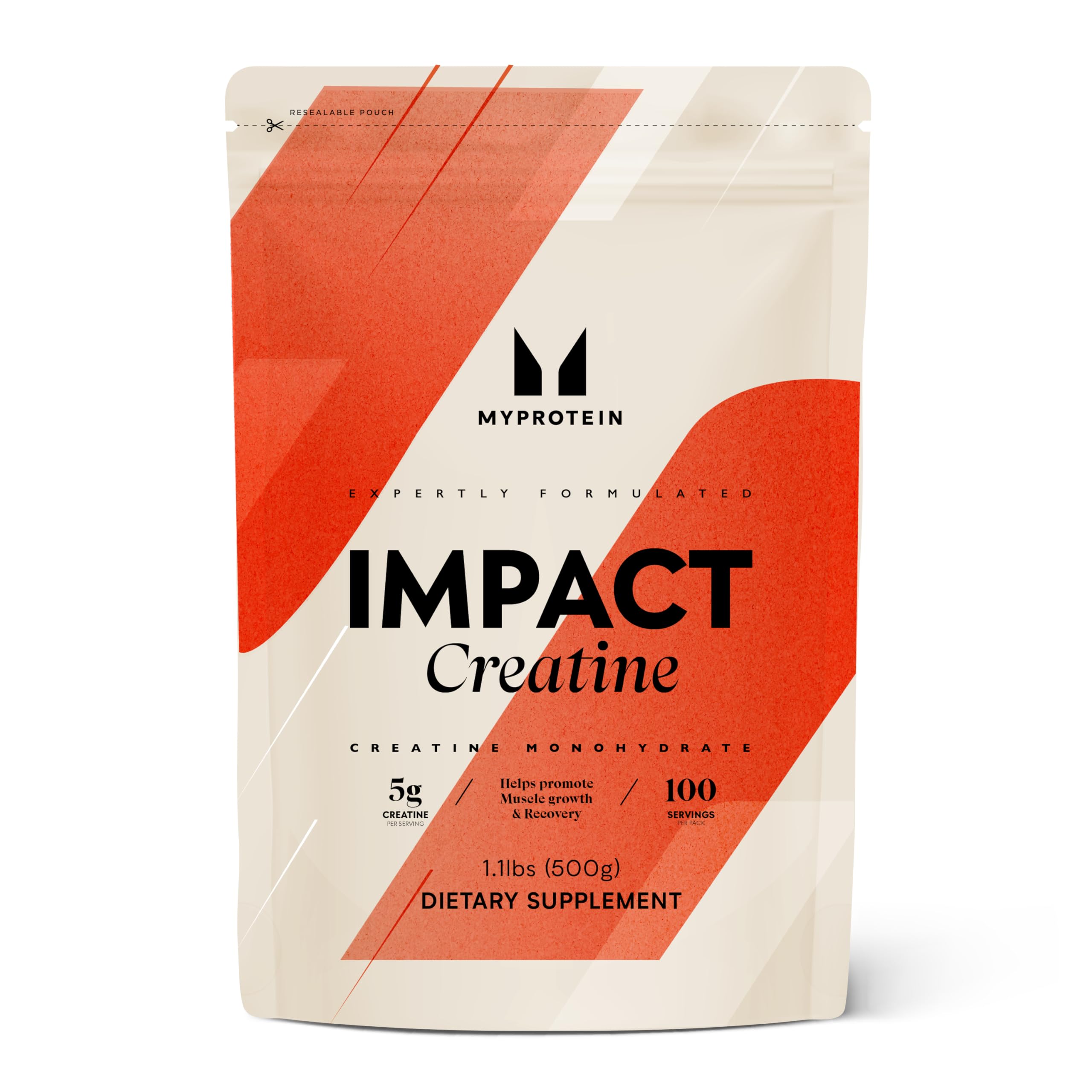 Myprotein Creatine Monohydrate Powder 498g front view