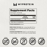 Myprotein Creatine Monohydrate Powder 998g back view