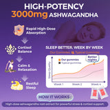 Myrtaverde Ashwagandha Gummies 3000mg nutritional information
