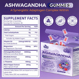 Myrtaverde Ashwagandha Gummies 3000mg packaging with a hand holding it