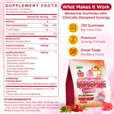 Myrtaverde Berberine Gummies 2000mg pouch on a wooden table