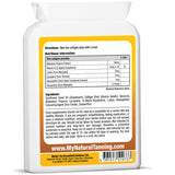 MyTan Bronze Tanning Pills 60 Capsules side view