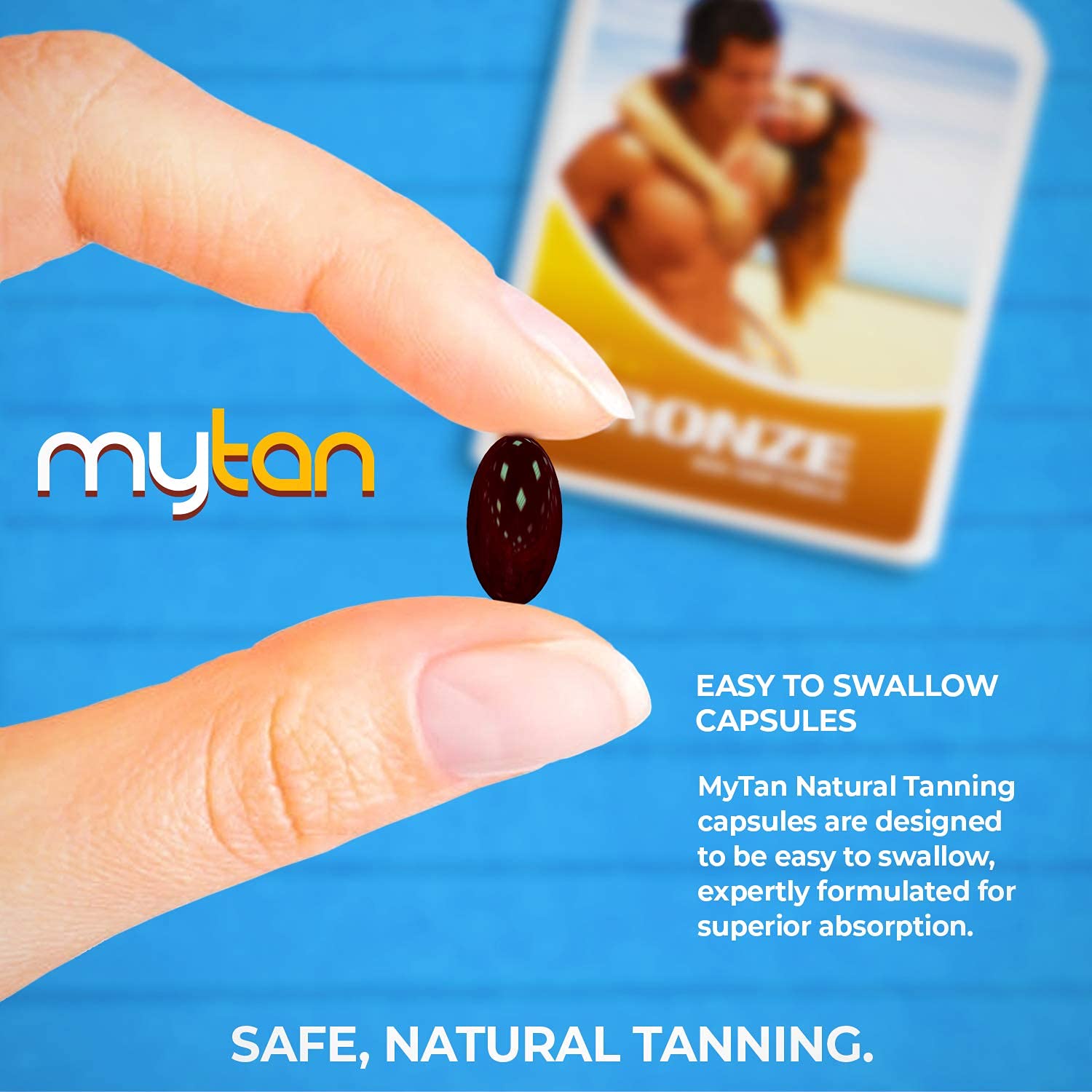 MyTan Bronze Tanning Pills ingredients list