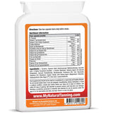 MyTan Tanning Pills side view showing capsule details