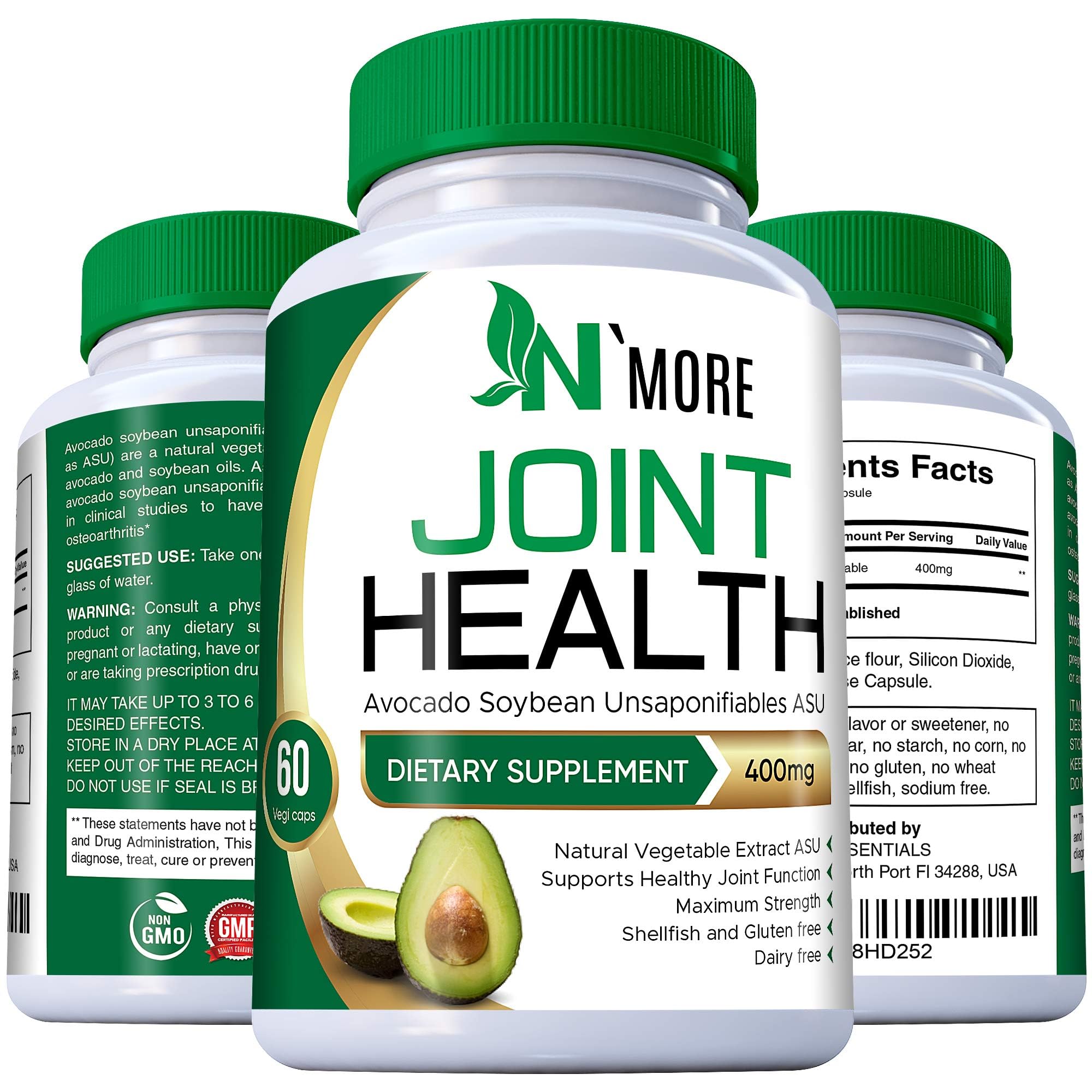 N'More Joint Health Supplement 60g side view