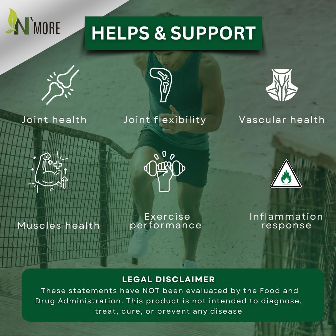 N'More Joint Health Supplement capsules close-up
