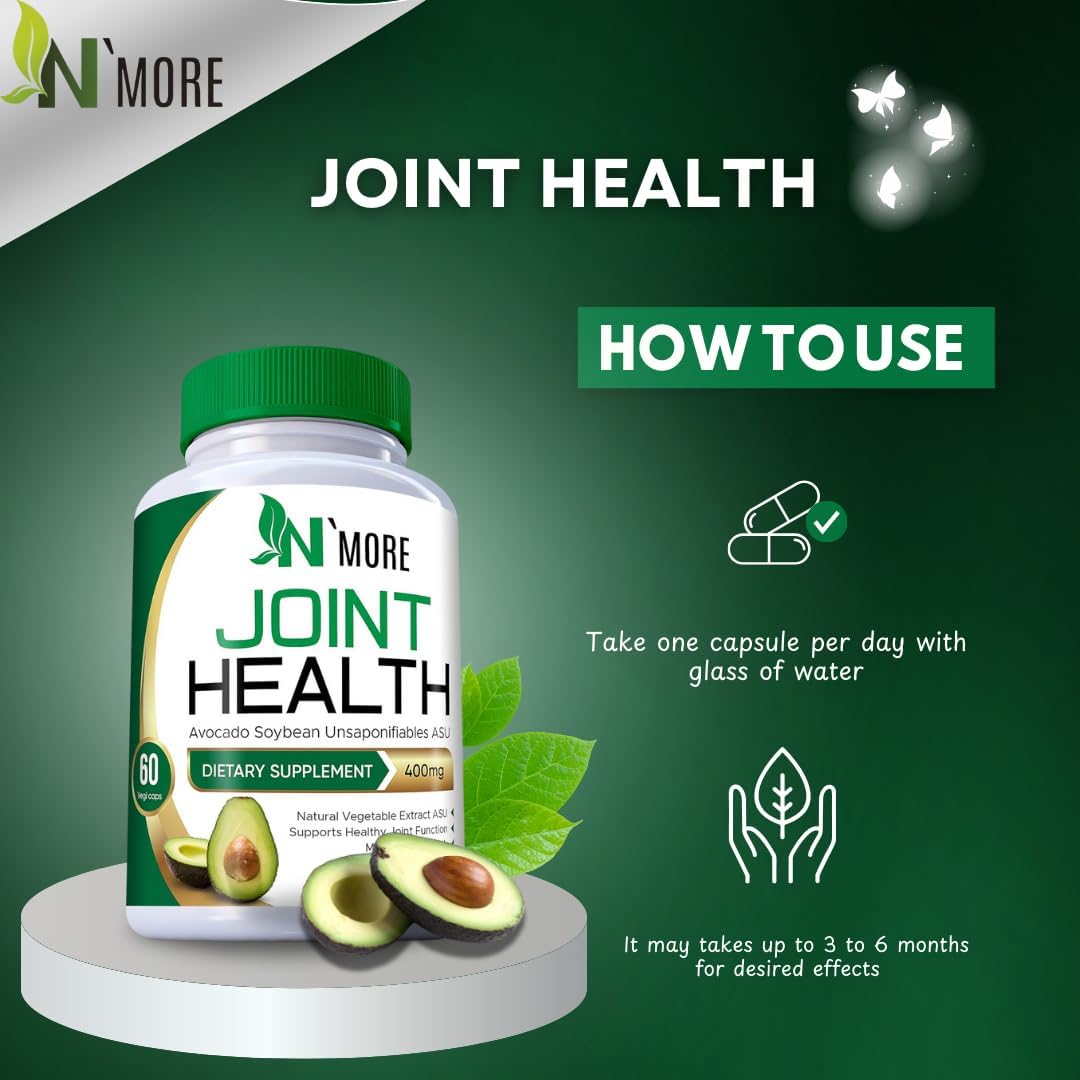 N'More Joint Health Supplement on a kitchen counter