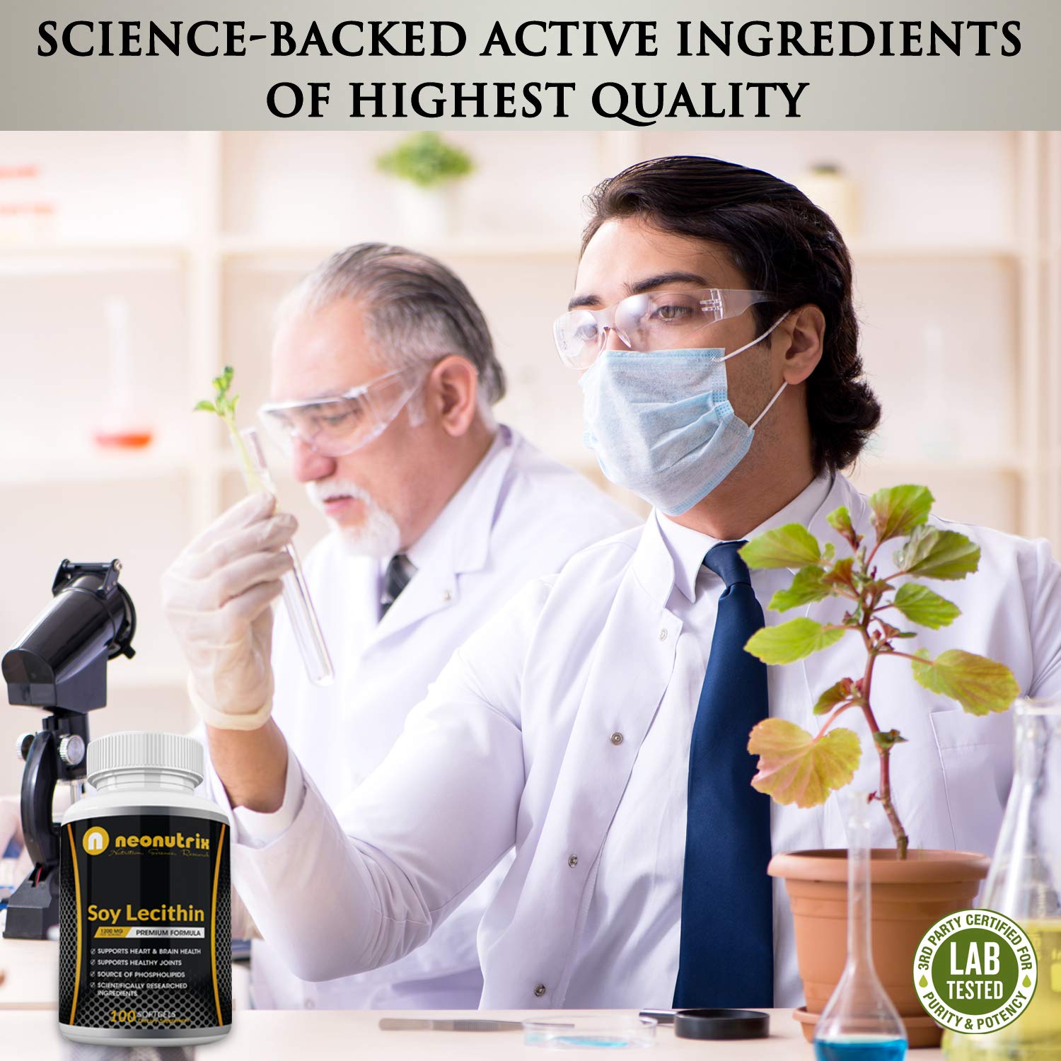 N NEONUTRIX Soy Lecithin Capsules ingredients list