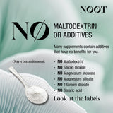 NØØT Aguaje Oil Supplement displayed with natural background