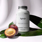 NØØT Aguaje Oil Supplement side view showing ingredients