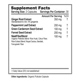 NØØT Ginger Root Supplement capsule close-up