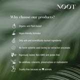 NØØT Ginger Root Supplement label detail