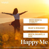 NØØT Mood Support Capsules side view showing label