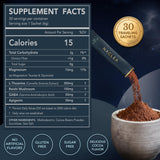 NACLEA Magnesium Hot Cocoa Sleep Drink ingredients close-up