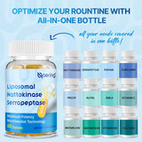 Naering Multi-Enzymes Supplement back view with ingredient list