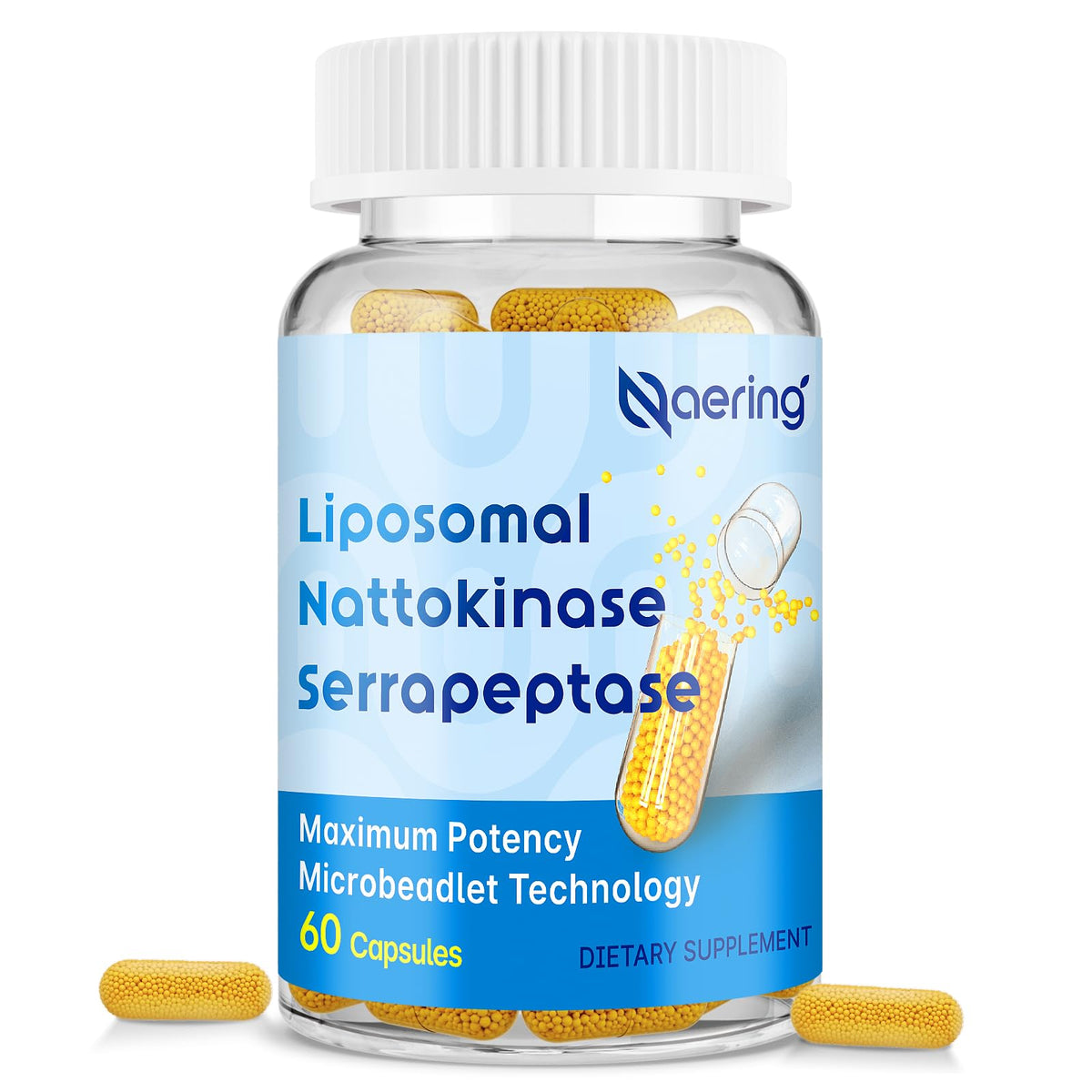 Naering Multi-Enzymes Supplement front view with packaging