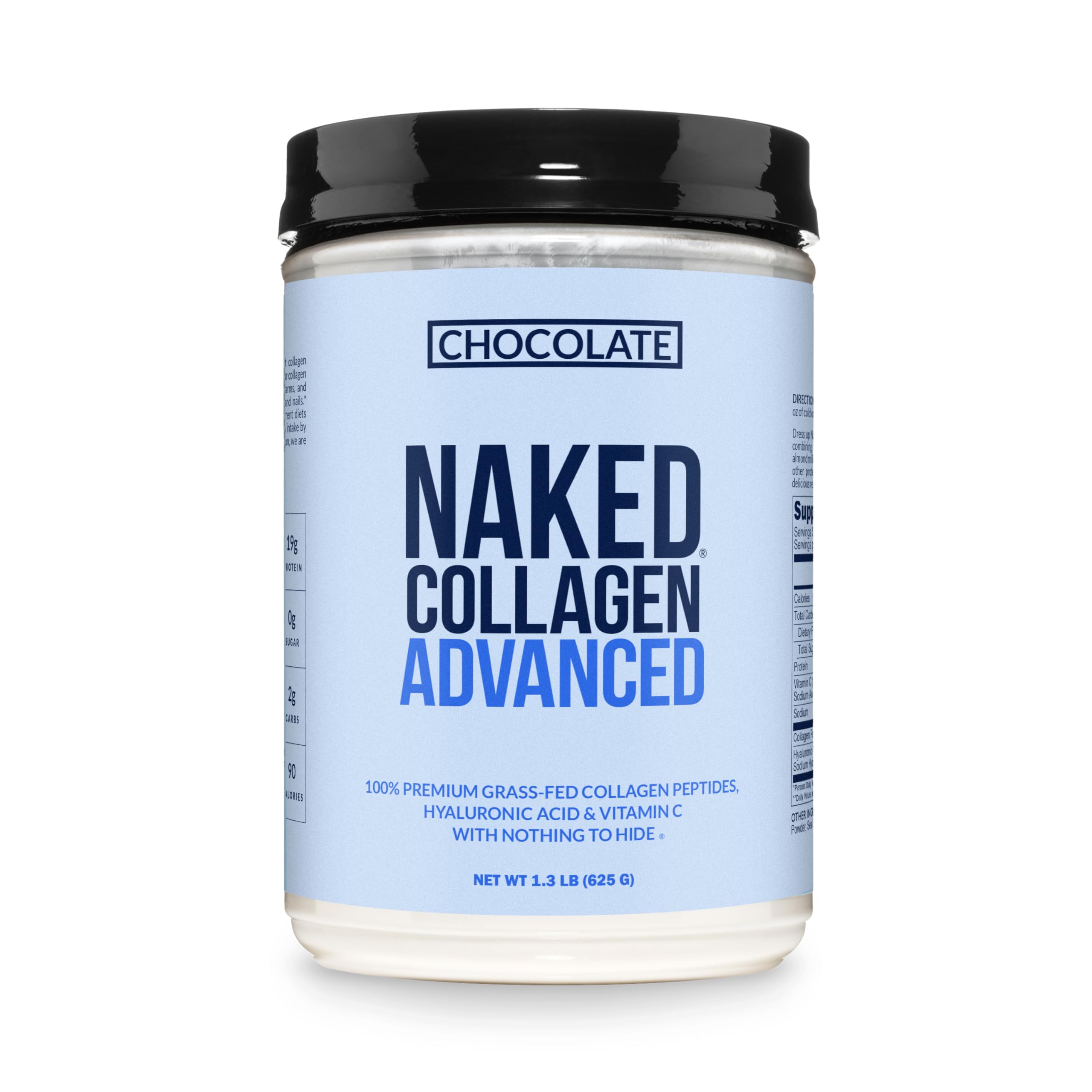 NAKED Collagen Advanced Peptides Powder front view packaging