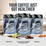 NAKED Collagen Coffee Creamer Caramel 544g nutritional information
