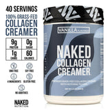 NAKED Collagen Creamer Vanilla packaging side view
