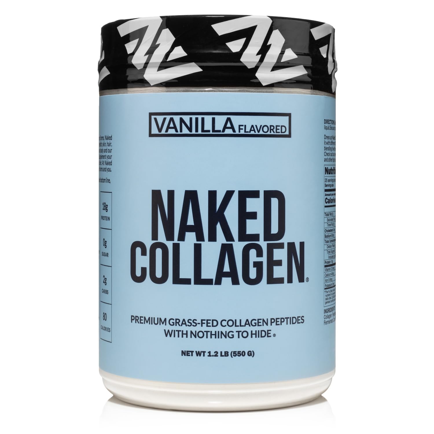 NAKED Collagen Peptides Powder 550g front view