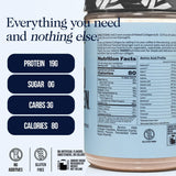 NAKED Collagen Peptides Powder 567g back view with ingredient list