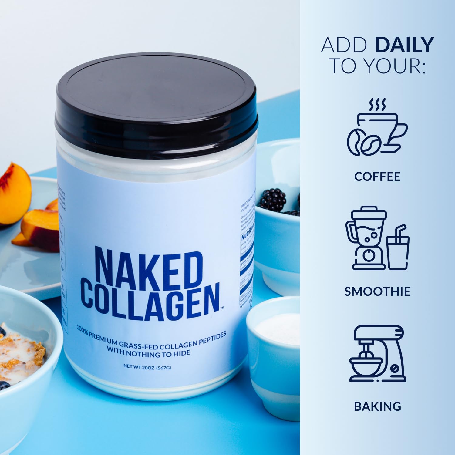 NAKED Collagen Peptides Powder 567g ingredient list