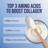NAKED Collagen Peptides Powder 567g scoop