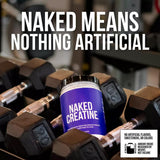 NAKED Creatine Monohydrate 499g with water mixing
