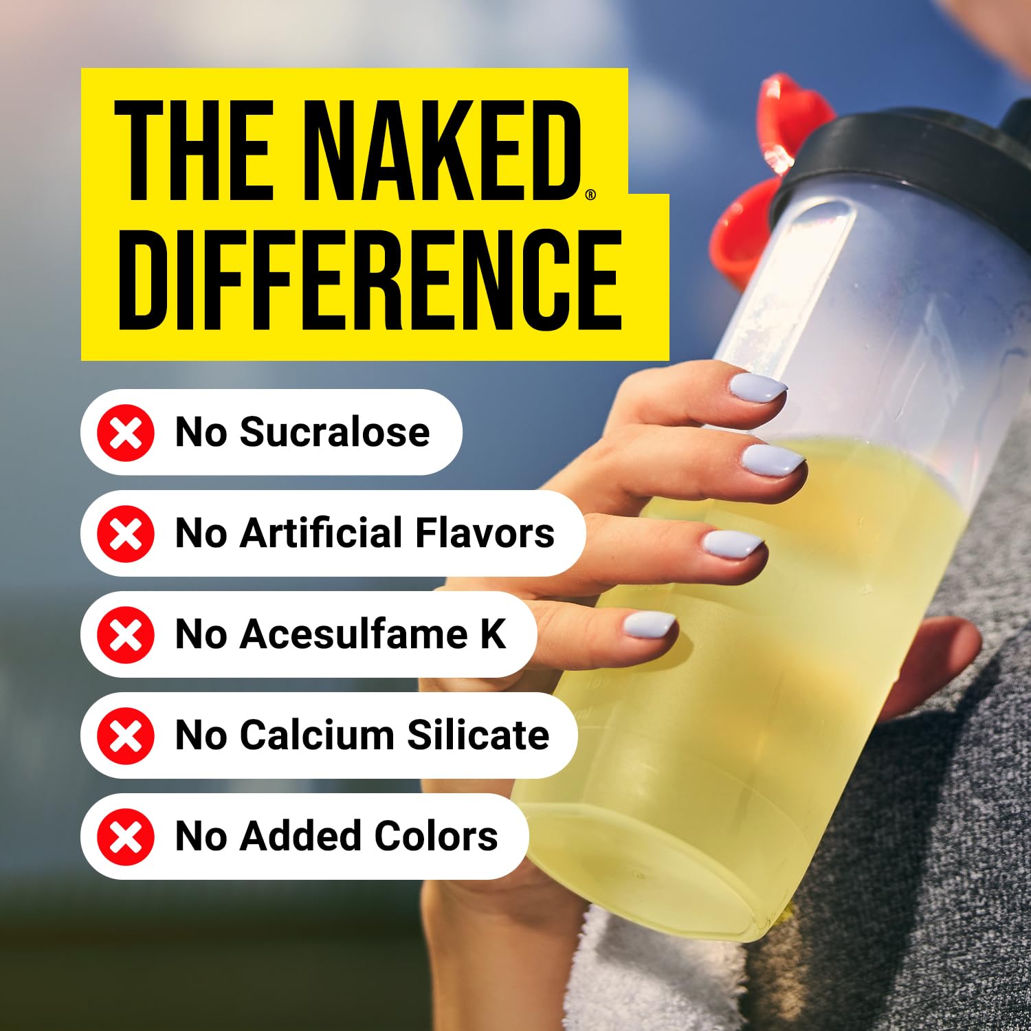 NAKED Creatine Monohydrate Lemon Lime 360g packaging
