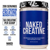 NAKED Creatine Monohydrate packaging side view