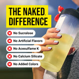 NAKED Creatine Monohydrate Stick Packs side view showing stick packs