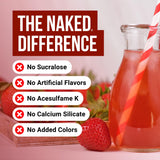 NAKED Creatine Monohydrate Strawberry 499g side view