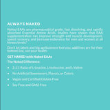 NAKED Essential Amino Acids Powder 499g ingredients list